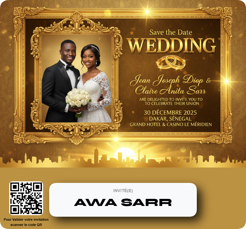Invitation Awa Sarr